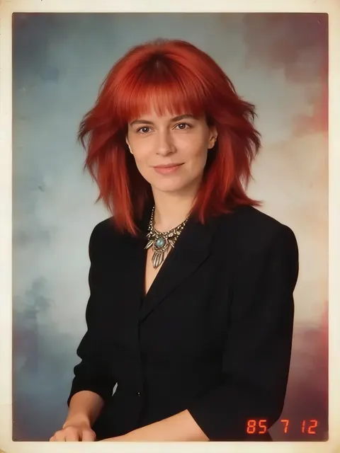 Shag: haircut simulator result on a test portrait